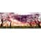 Designart - Cherry Blossoms Japan Garden - Landscape Canvas Art Print